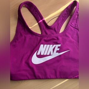 Nike Magenta Racerback Sports Bra